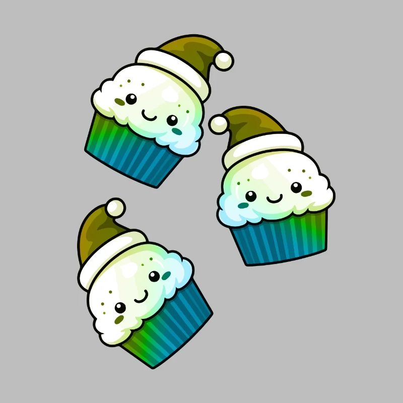 Cupcake Cake Cuisson Noël