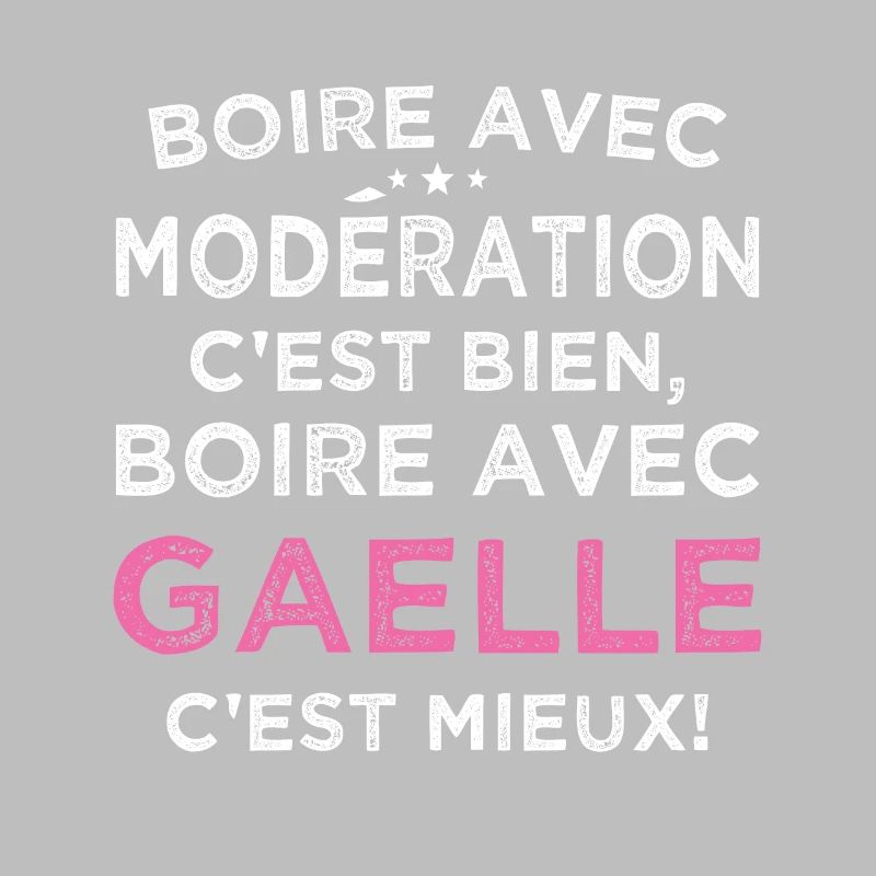 Super Gaelle humorous aperitif drinking with Gaelle
