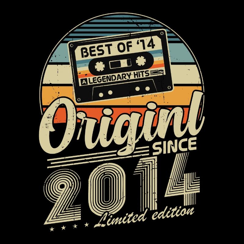 Original seit 2014 Vintage Geburtstagsgeschenk