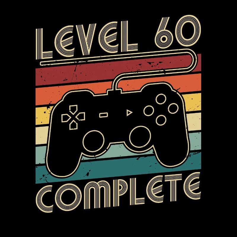 Level 60 Complete 60 Jahre Geburtstags Geschenk