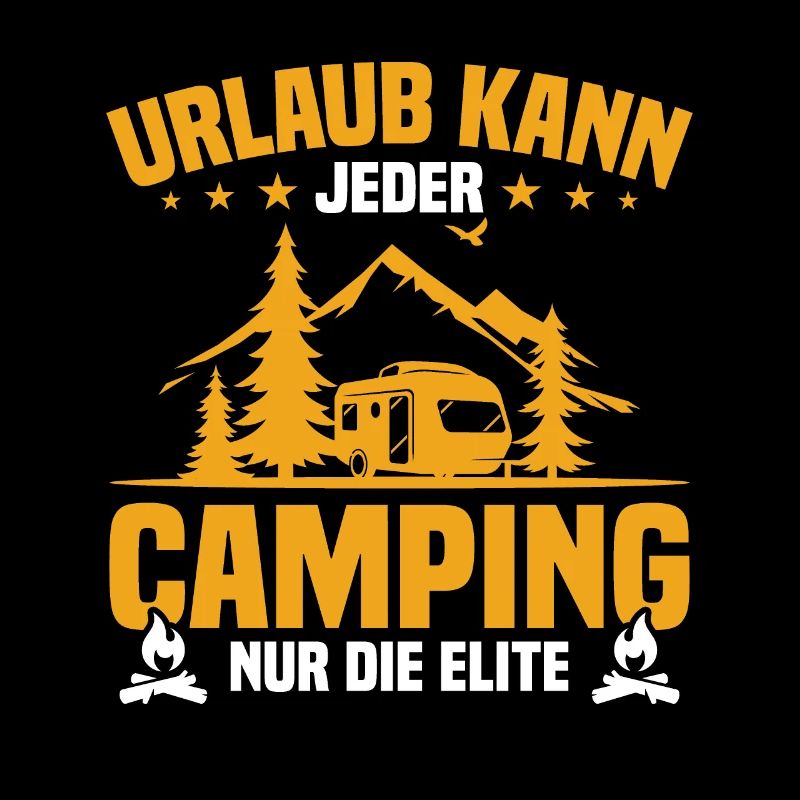 Everyone can go on holiday camping only the elite