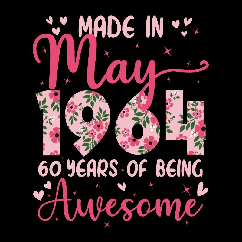 May 1964 60th Anniversary Gift for Wife
