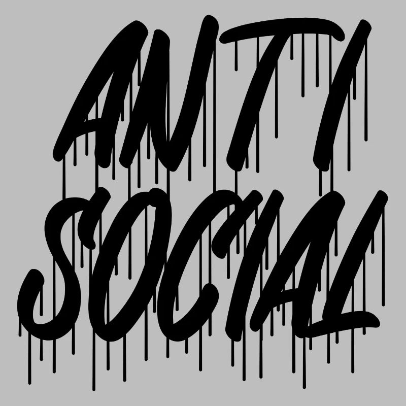 Conception de logo de graffiti antisocial