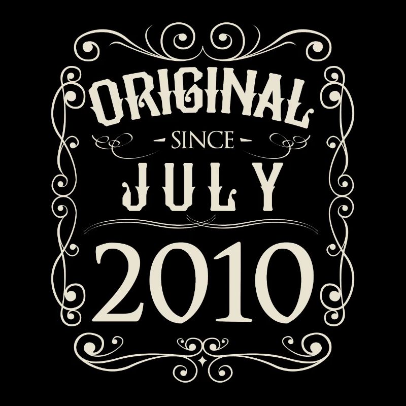 Vintage - Original since Juli 2010 Geburtstag