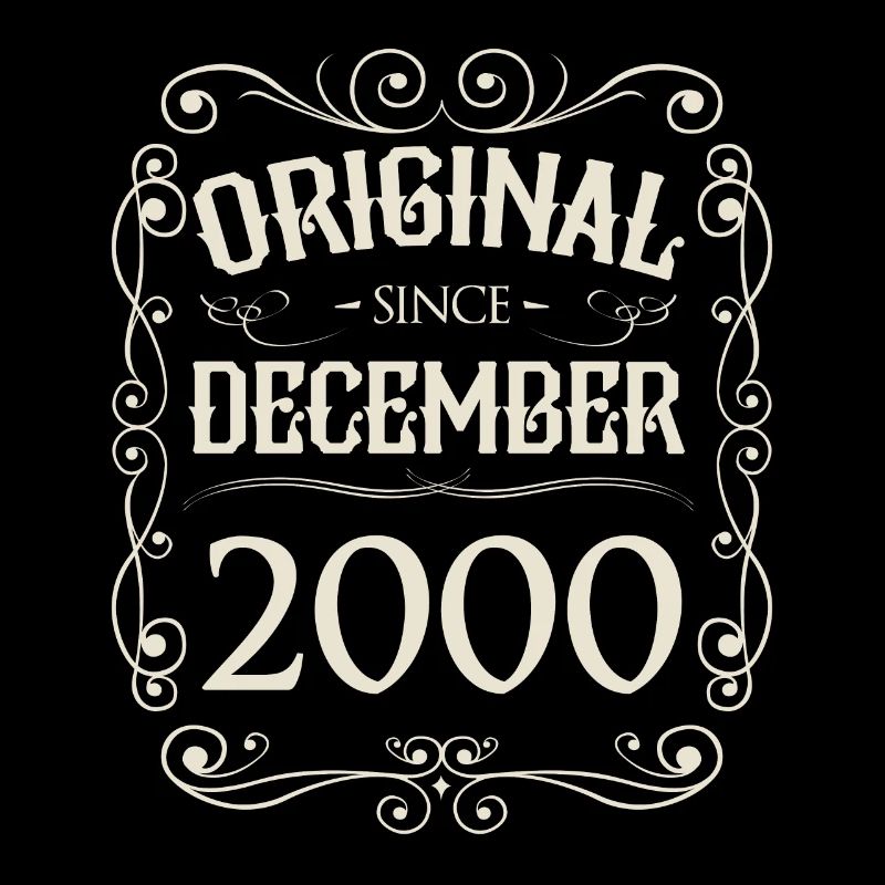 Vintage - Original since December 2000 Birthday