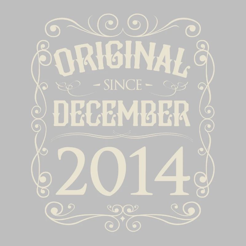 Vintage - Original since Dezember 2014 Geburtstag