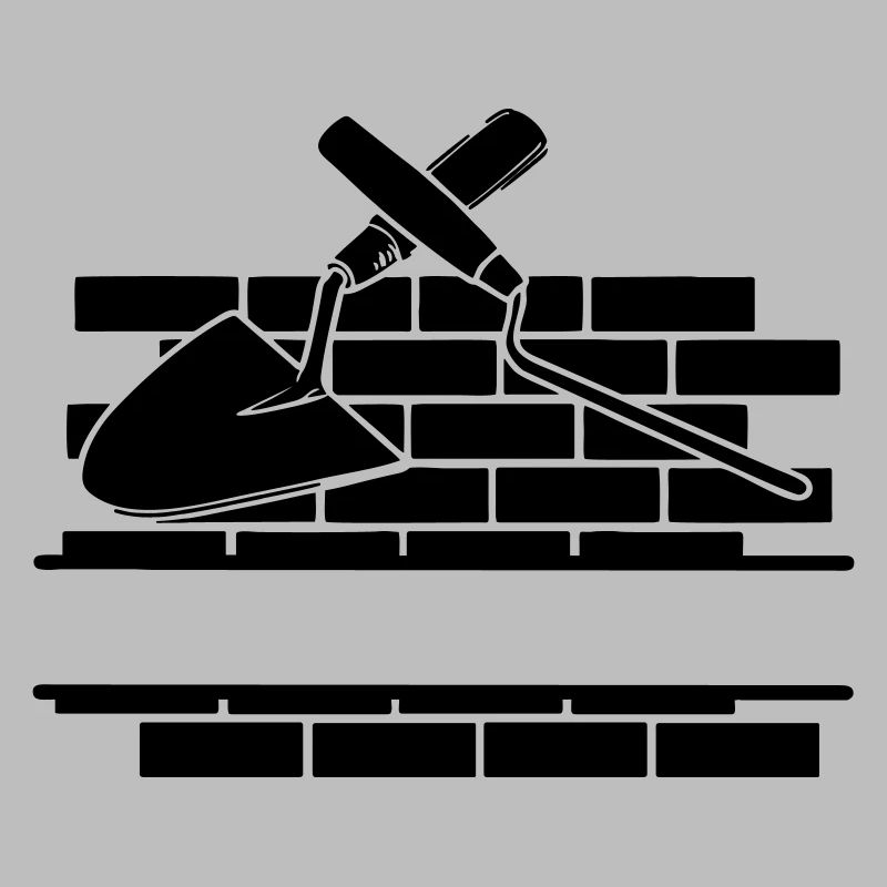 Joint nail and trowel with wall