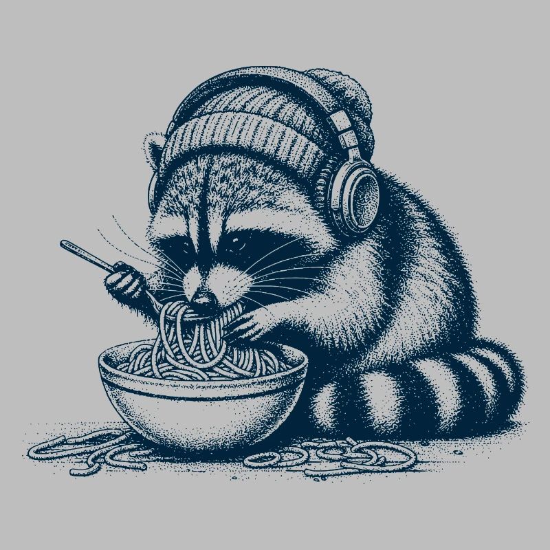 Spaghetti Waschbär
