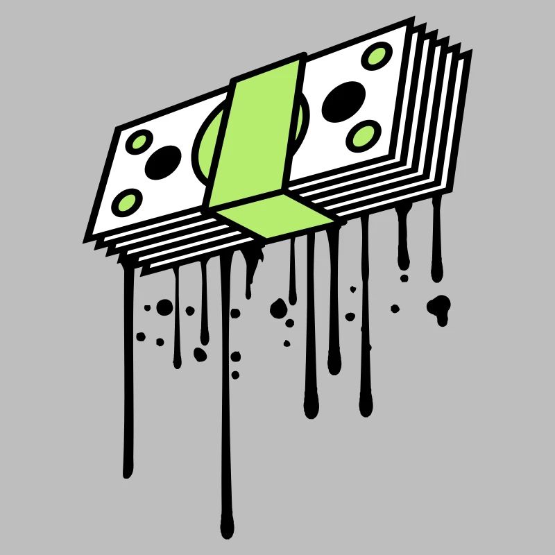 drop graffiti banknotes buendel dollar gettin