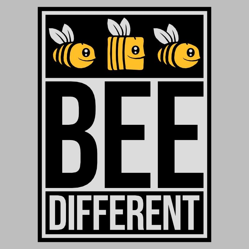 bee different Spruch Zitat