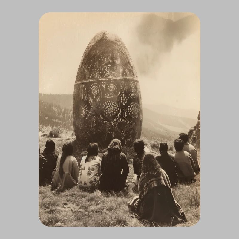 praise the egg monolith
