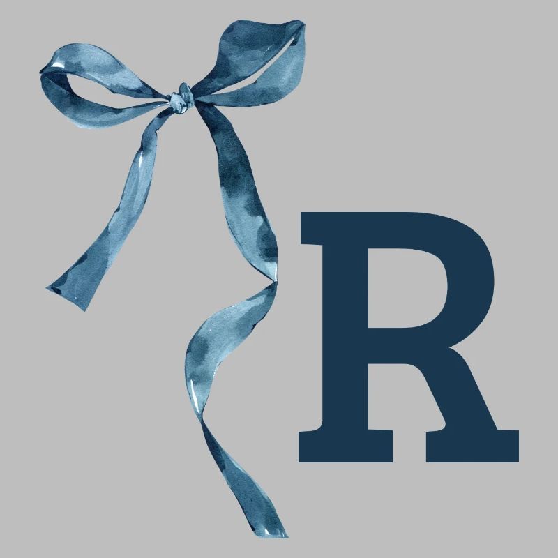 Monogramm r Geschenkidee