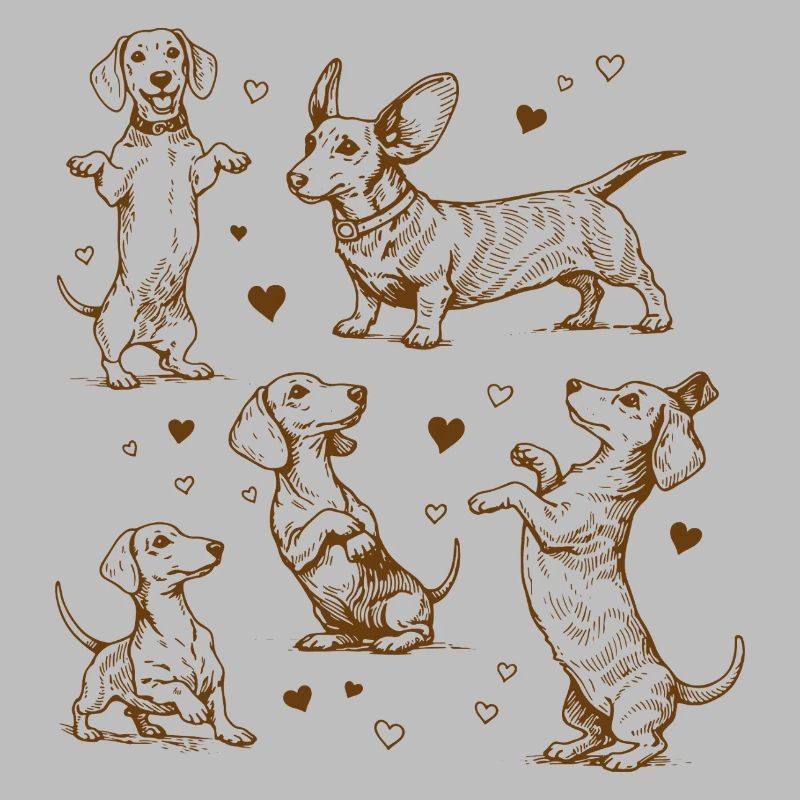 Teckel Teckel Chiens Teckels Teckel Chien teckel Teckel