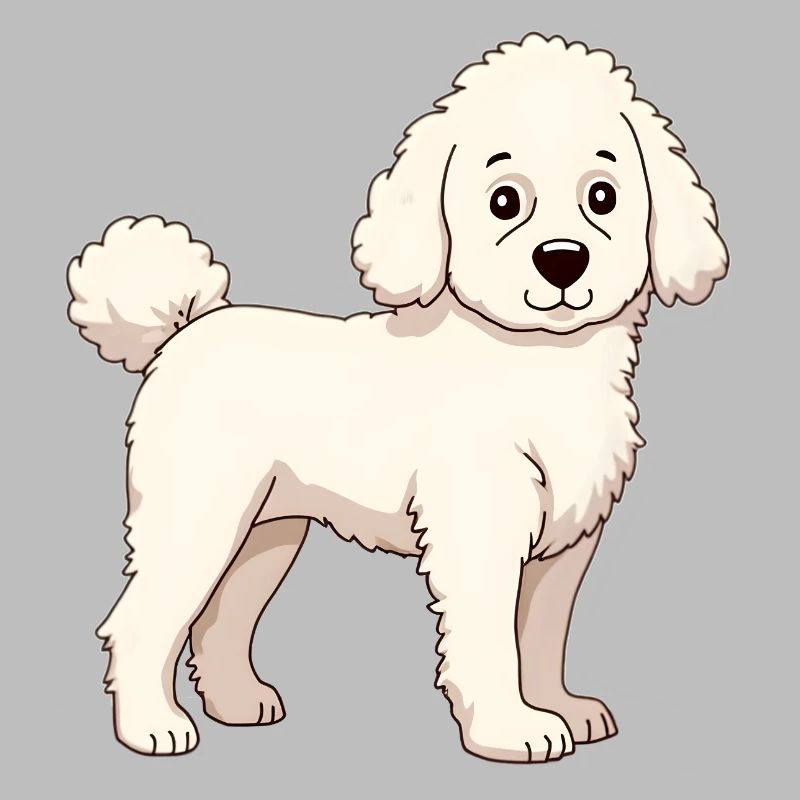 Caniche blanc