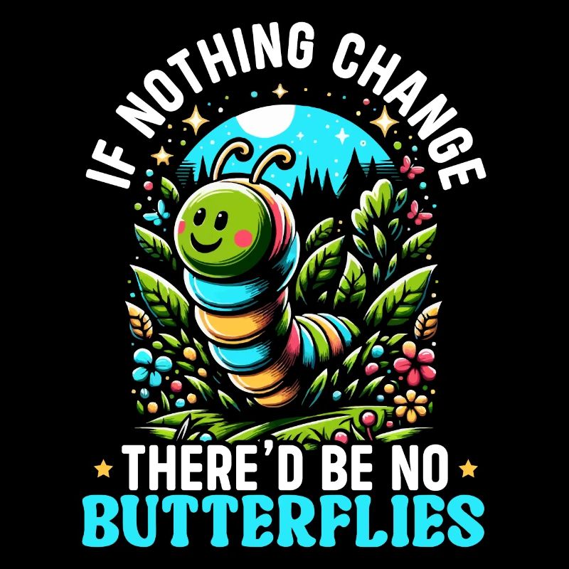 Sød orm sommerfugl larve