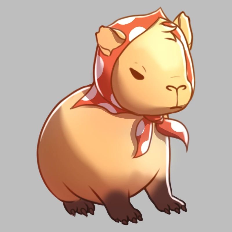 Babbushkapybara Babushka Capybara