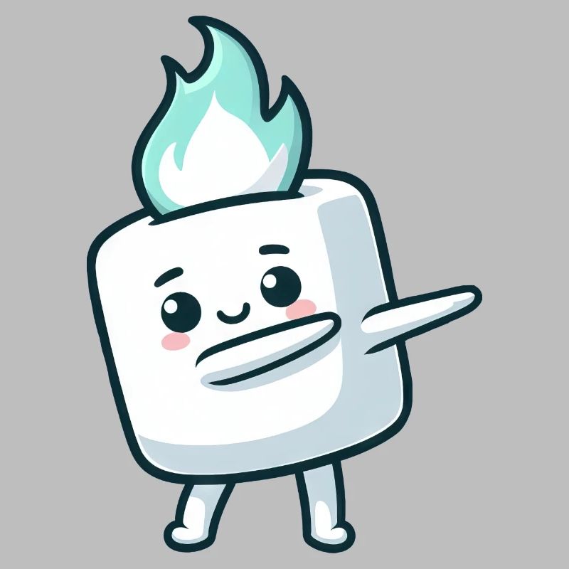 Cute Marshmallow Dabbing Sugar Comic