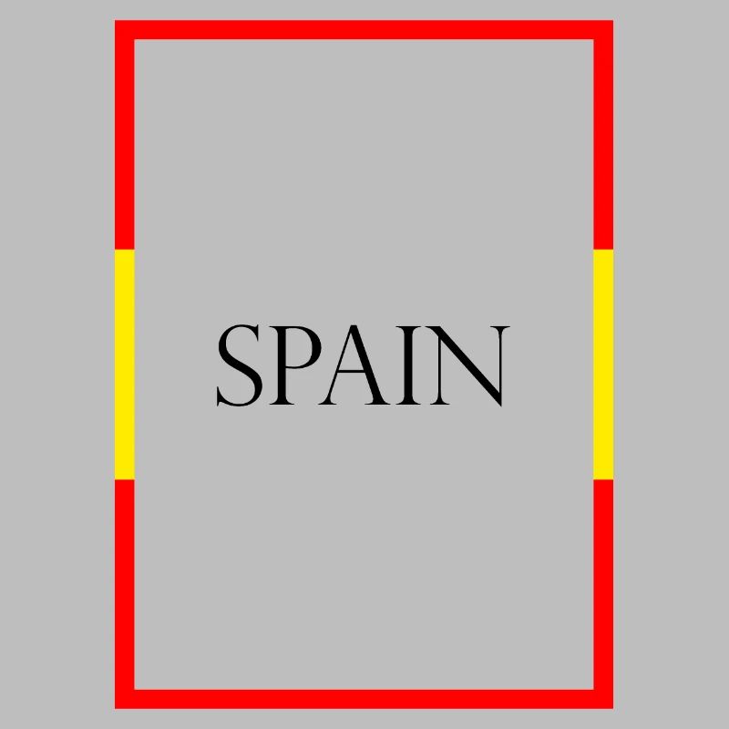 Espagne Espagne Lettrage de déclaration avec drapeau