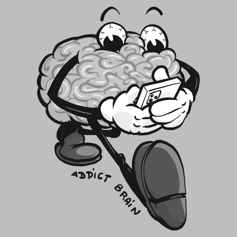 Brain Addict - grey version