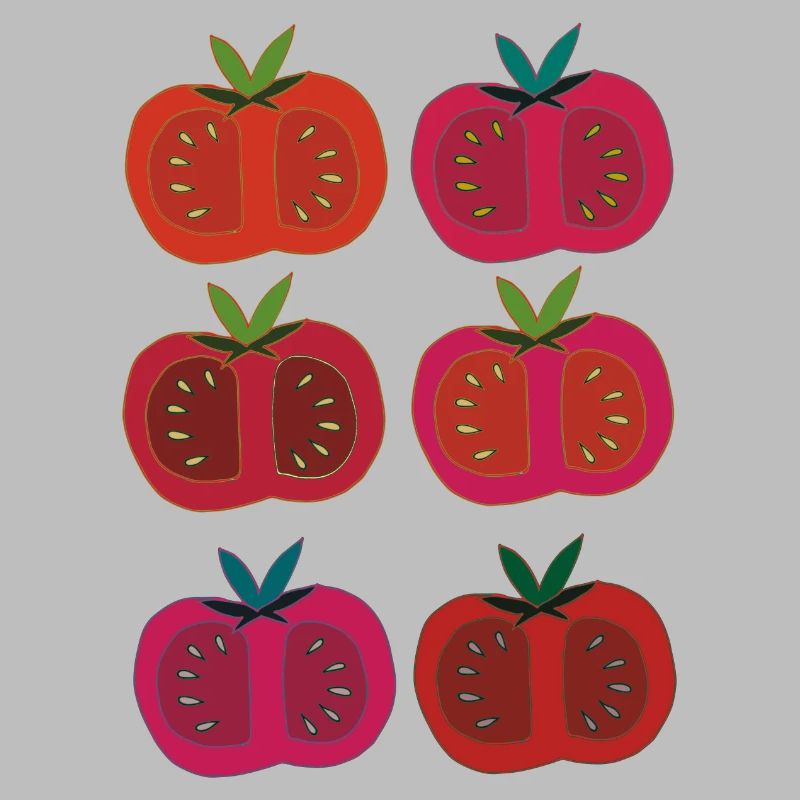 Tomates 6 fois multicolores