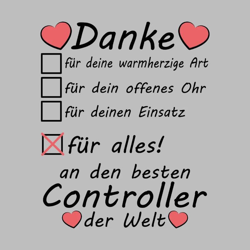 Controller Beruf Abschiedsgeschenk Danke sagen