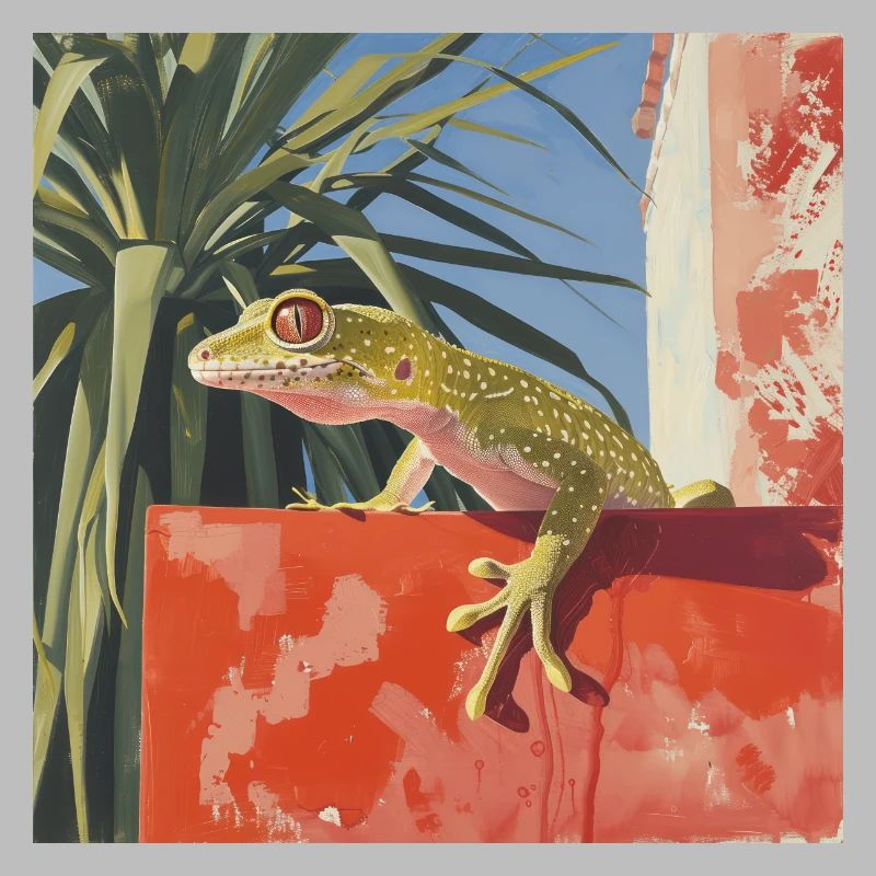 gecko, echse, bunt, tier, geschenk, geschenkidee