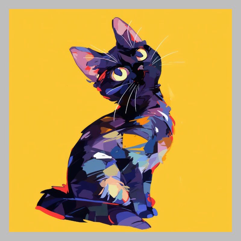 Chat, Motif De Chat