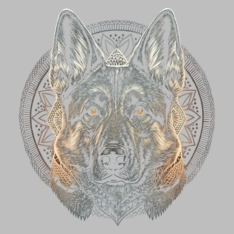 German Shepherd Graphic Design