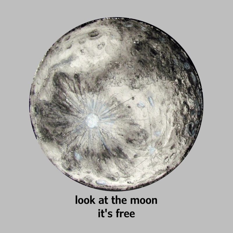 regarde la lune, c'est gratuit