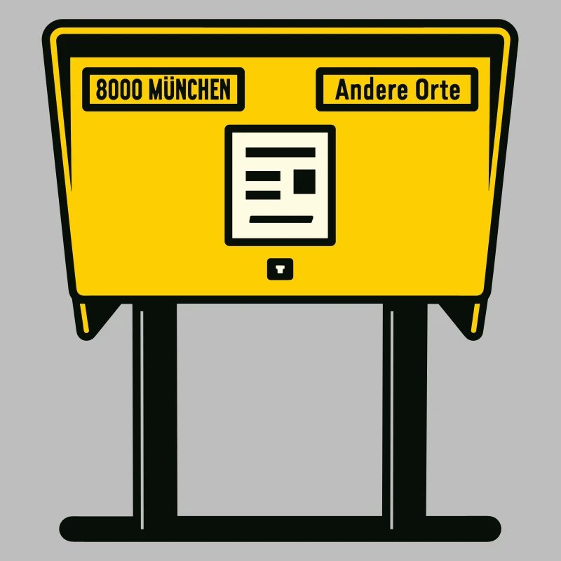 Munich Yellow Mailbox