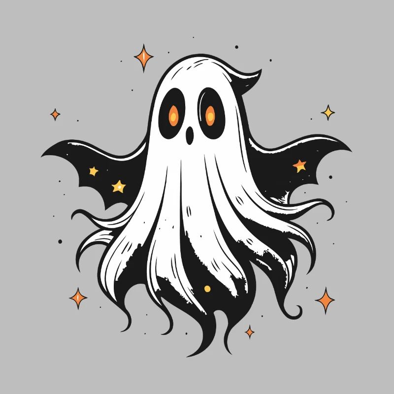 Ghost Monster Floating Night