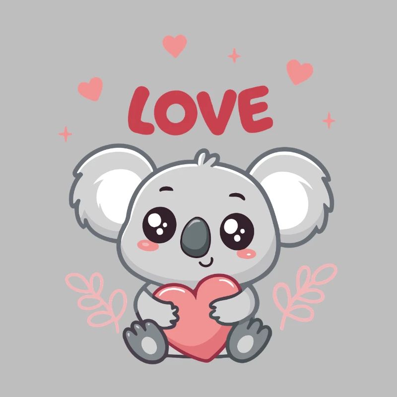 Koalaherz Liebe süß