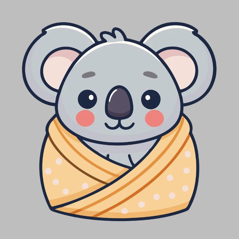 Koala Pastel Cozy Cocoon