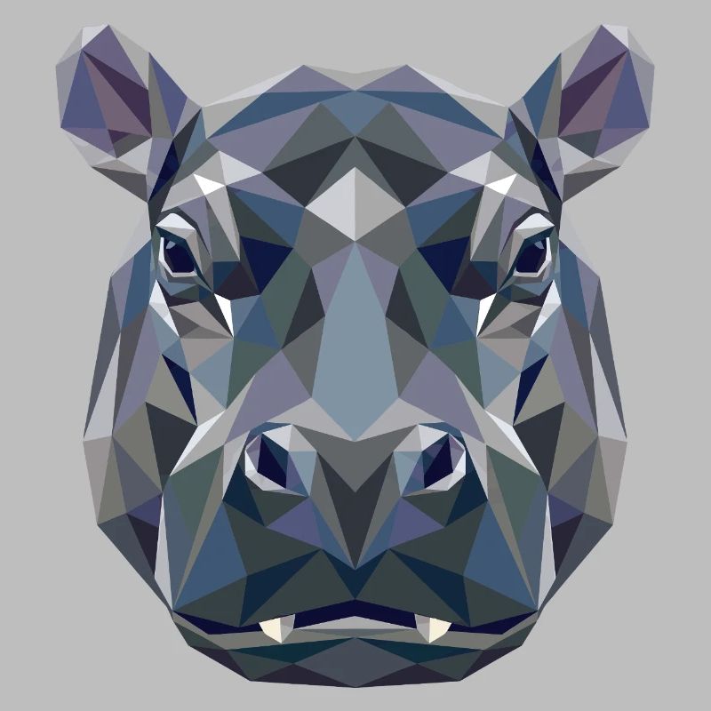 Nilpferd Flusspferd Mama Hippopotamus Cooles Hippo