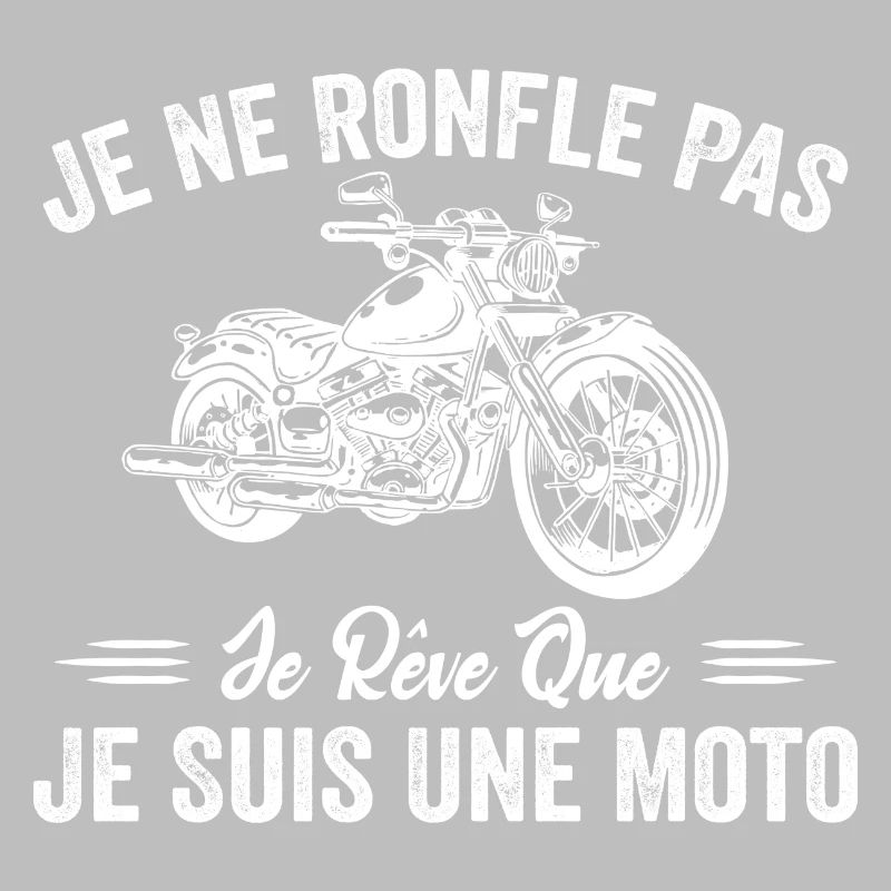 Ich schnarche nicht, ich träume, ich bin ein Motorrad