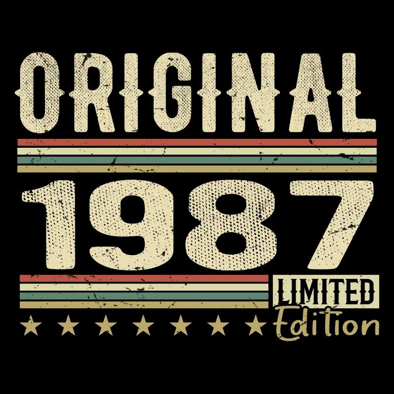Original 1987 - Retro 1987 Birthday Gift