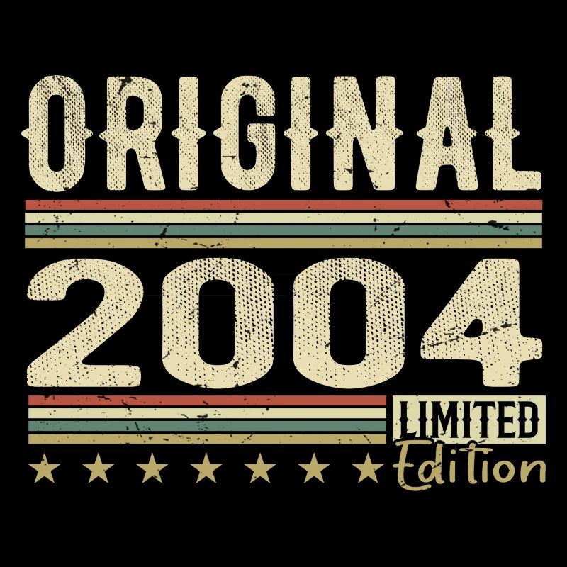 Original 2004 – Retro-Geburtstagsgeschenk 2004