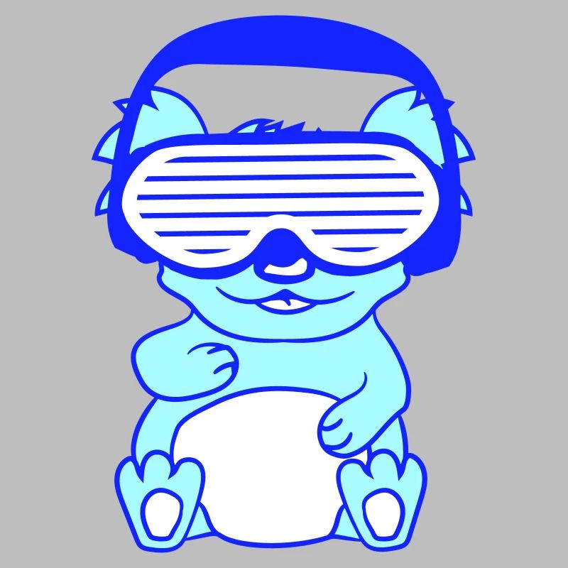 DJ Koala Bär Australischer Koalabär Sitzend Süß
