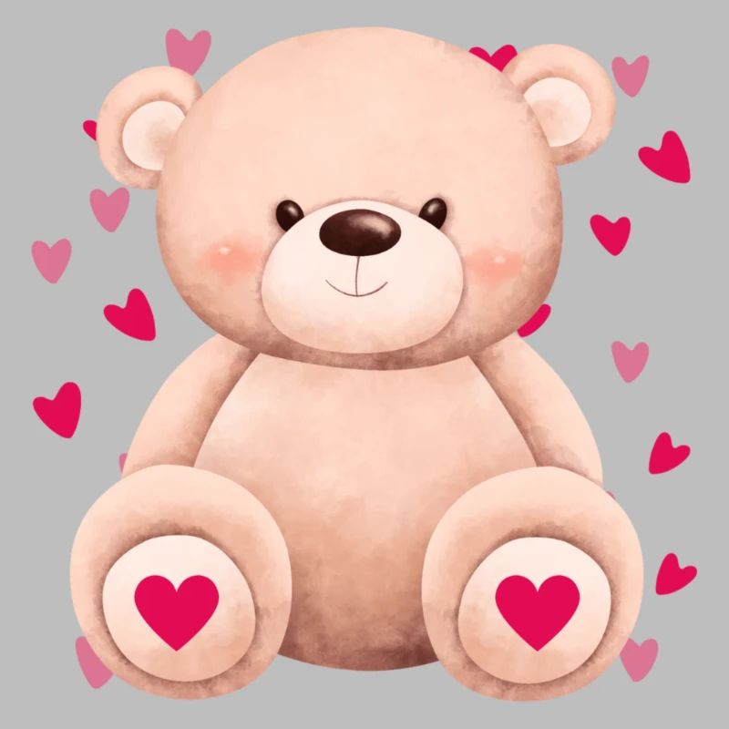Cute cuddly bear