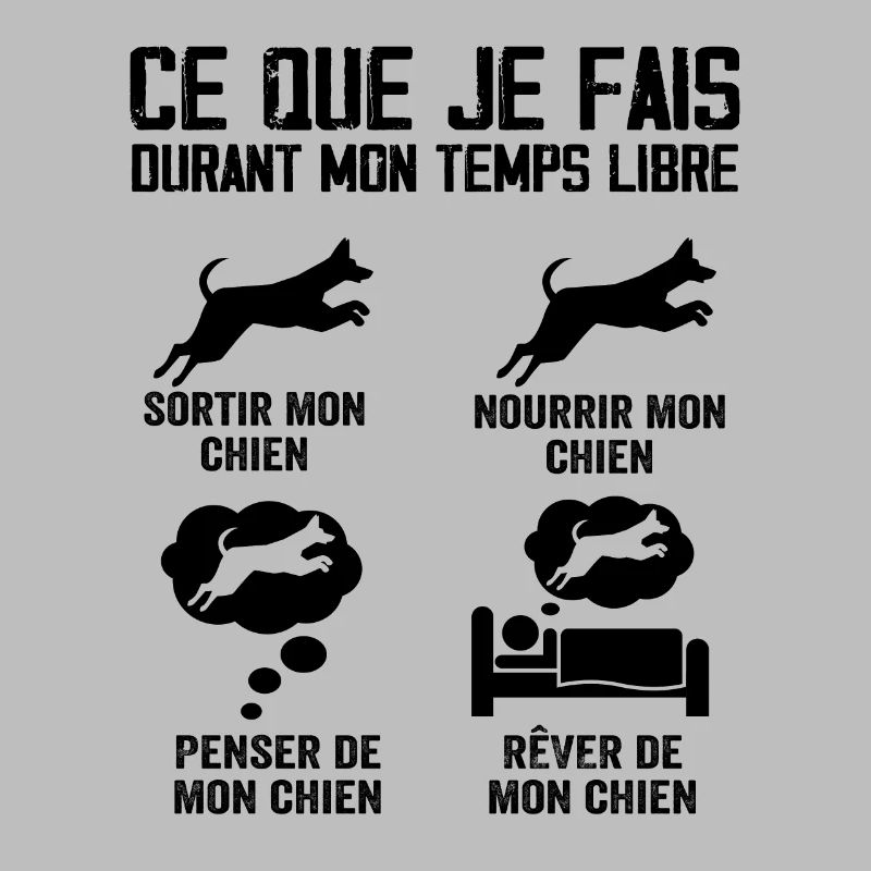 Ce que je fais durant mon temps libre Chien