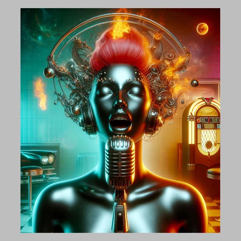 Chanteuse Juke-box