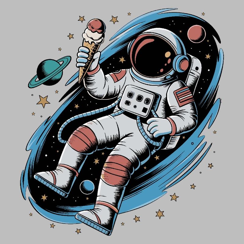 Conception spatiale de l’espace des astronautes avec des planètes et