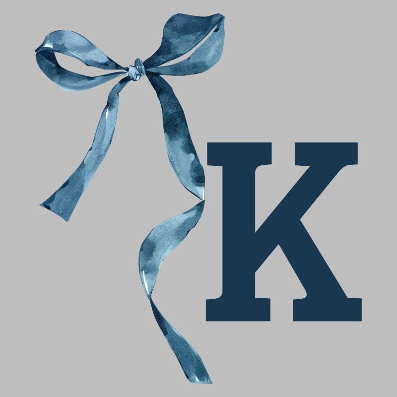 Monogramme k idée cadeau 