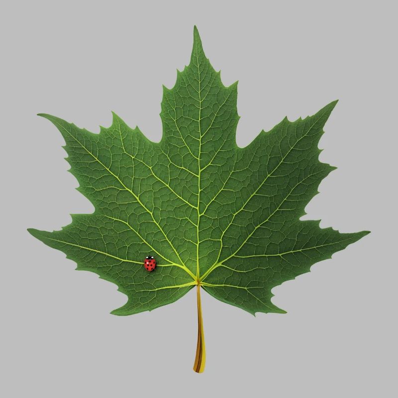MAPLE LEAF - LADYBUG