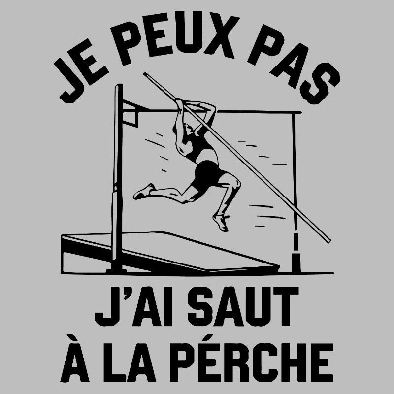 I Can't I Pole Vault Funny Pole Vault