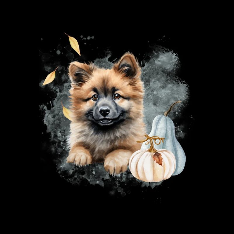 Automne Eurasier | Aquarelle