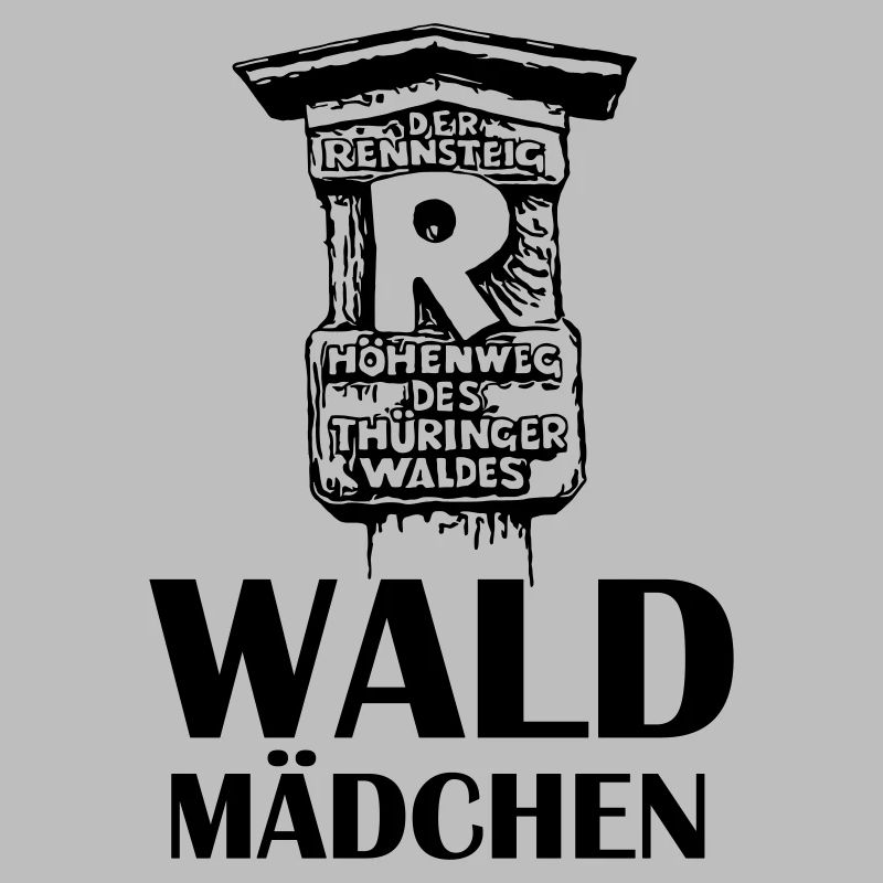 Wald Mädchen Rennsteig