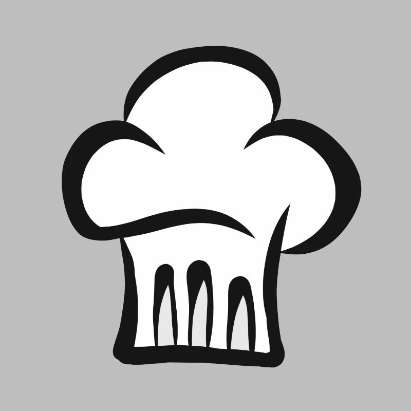 Chef's hat chef star chef hobby cook kitchen cook