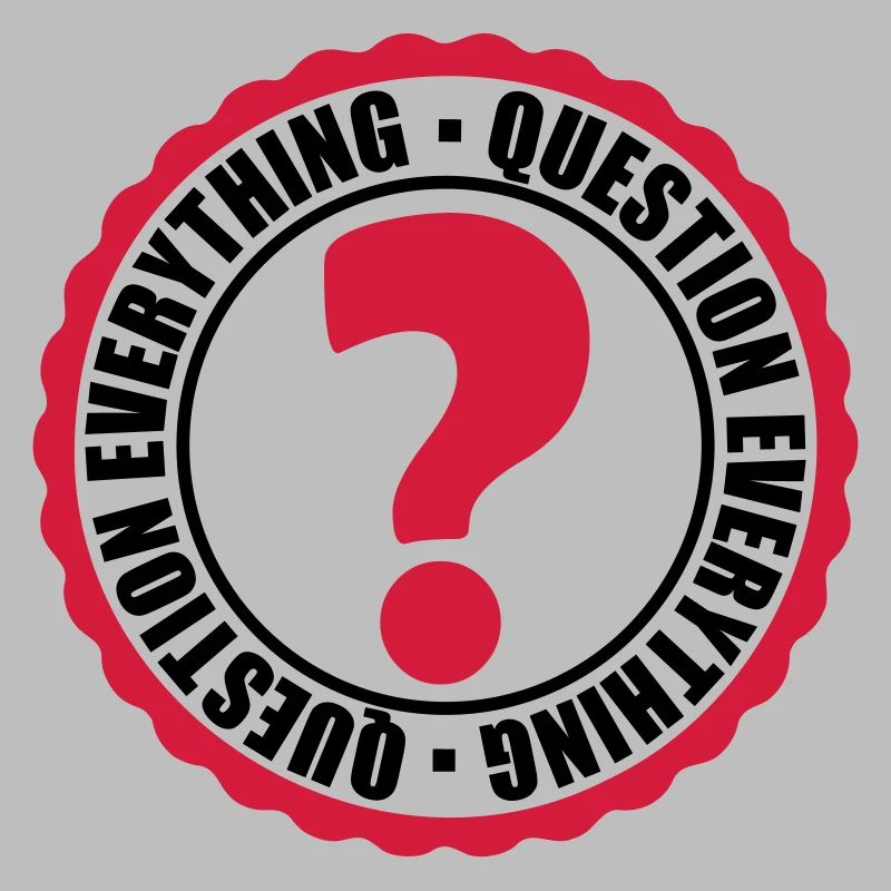 Question Everything Stempel