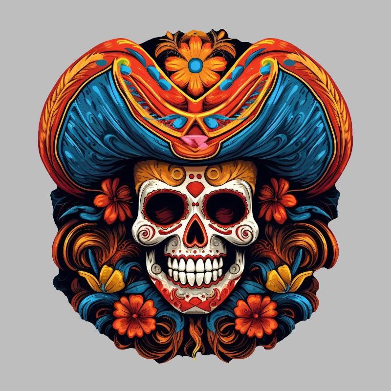 Crâne de Cinco de Mayo